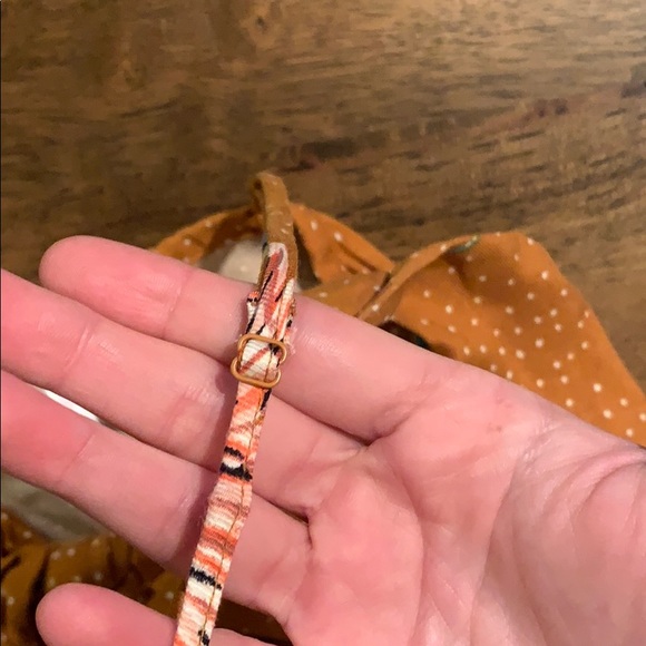 Floral Button Up Mustard Dress - Picture 4 of 8